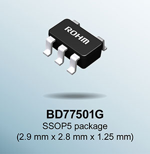 羅姆（ROHM）最近發布了一款高速接地感測CMOS運算放大器BD77501G